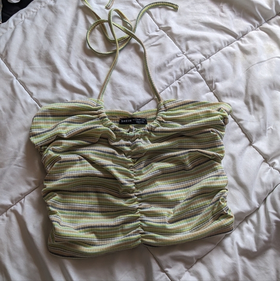 2/$25 Striped Shein Halter - Picture 6 of 6